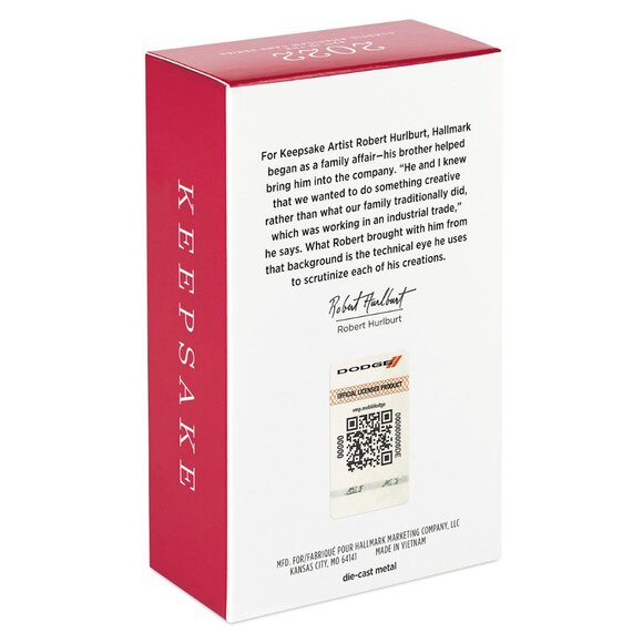 New! 1970 Dodge Challenger R/T-SE Hallmark Keepsake Christmas Ornament Car - Picture 2 of 5